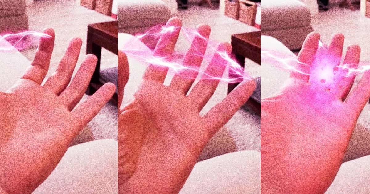Shoot magic energy lasers out of your fingers with augmented reality experiment that game enthusiast and HoloForge Interactive CTO Olivier Goguel created.