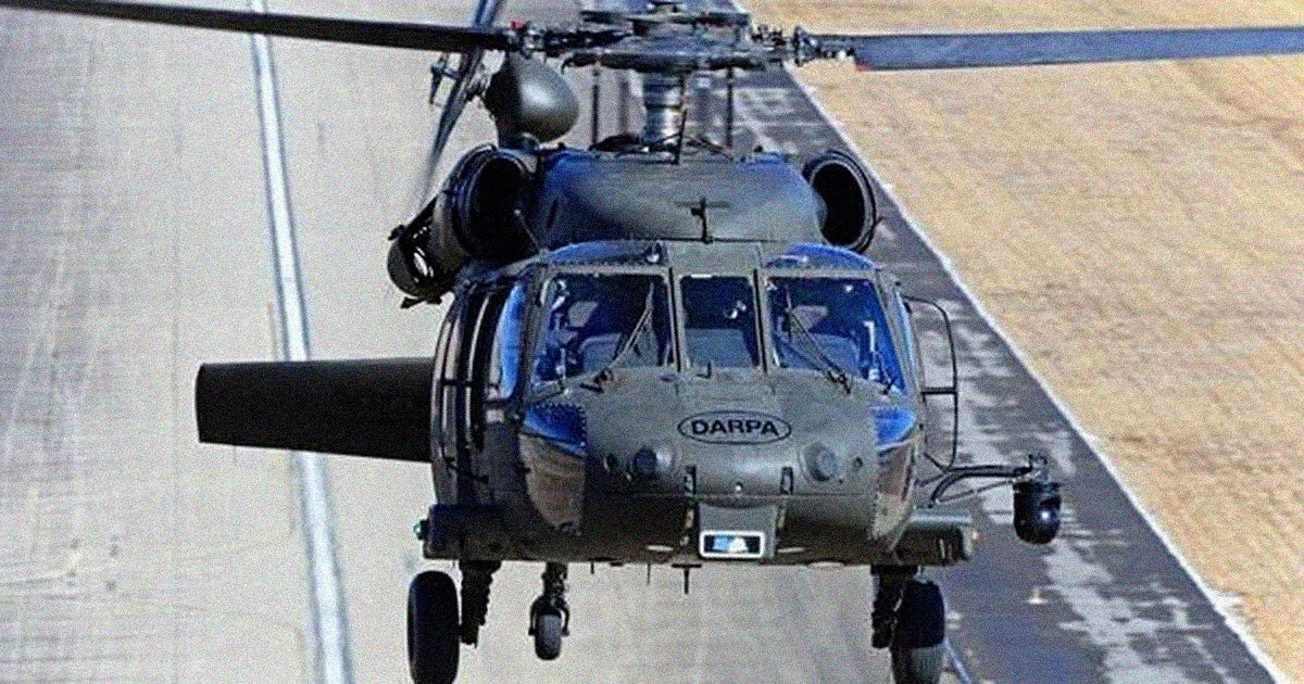 Defense Advanced Research Projects Agency recently developed and tested a new Black Hawk helicopter that can fly with no one inside it.