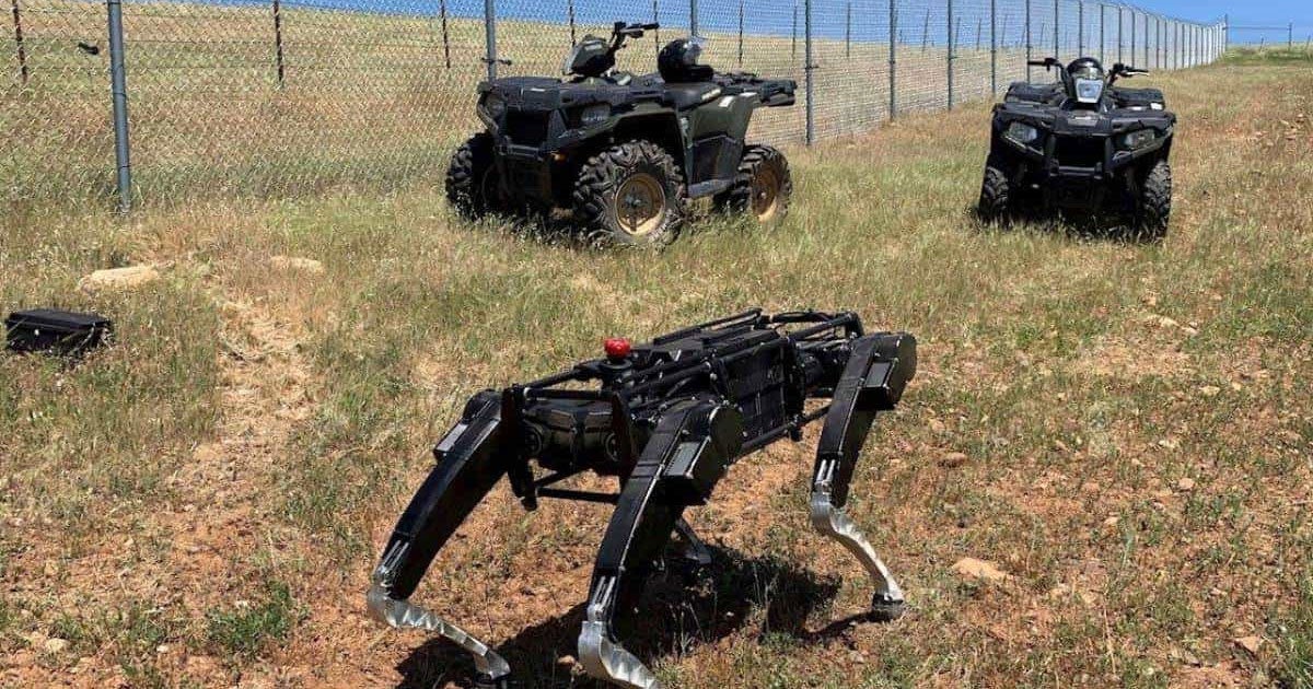 The Department of Homeland Security is deploying robodogs to patrol the country’s southern border and report any immigrants attempting to cross.