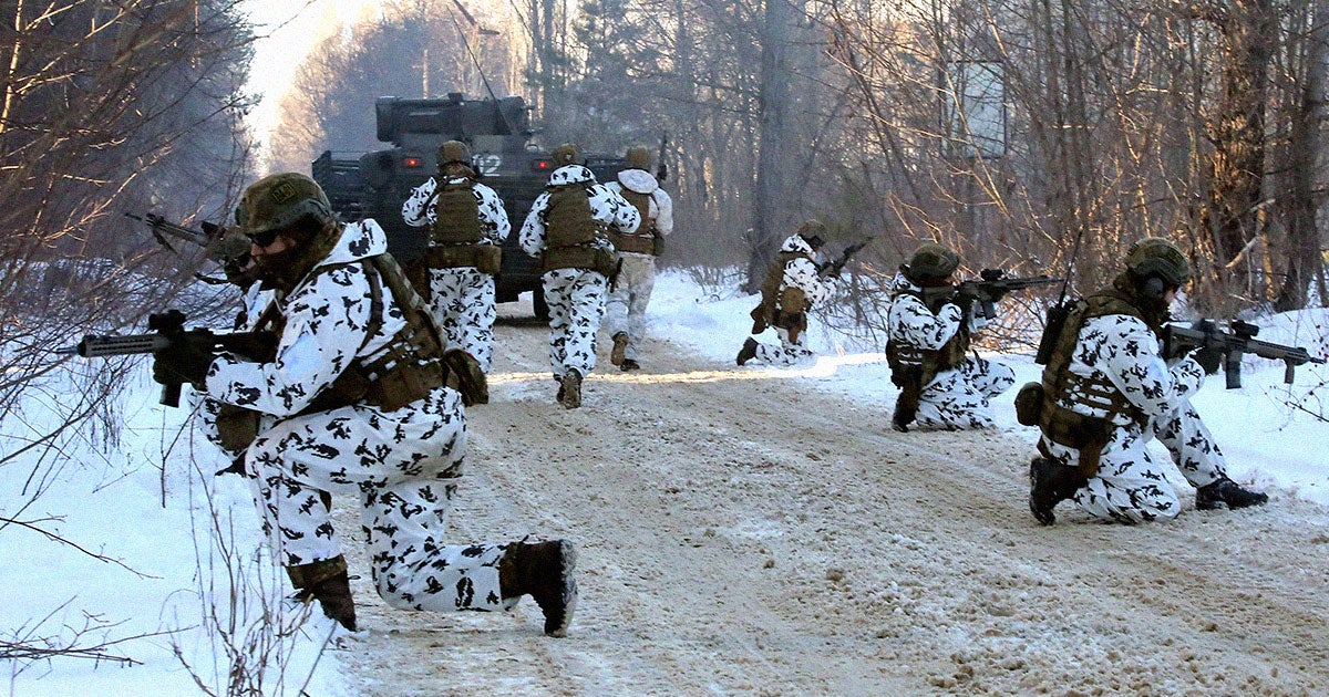 Threats of Russian invasion have led the Ukrainian military to a bizarre training location — the Chernobyl Exclusion Zone. 