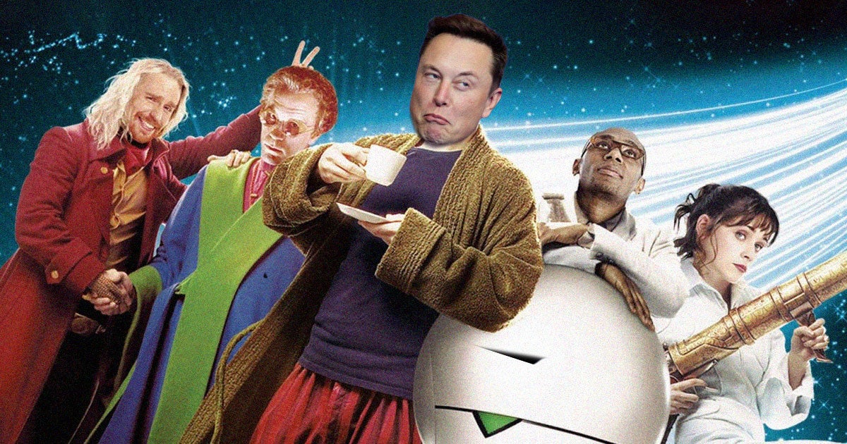 One historian recently accused the billionaire of completely missing the point of Douglas Adams' The Hitchhiker's Guide to the Galaxy.
