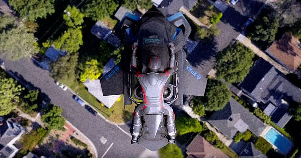 David Mayman, CEO of JetPack Aviation, sells his new flying motorcycle to global militaries and billionaires. He's also terrified of heights.