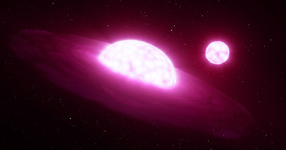 Astronomers have witnessed a gloomy event: a "vampire" star sucking the life out of its companion star.