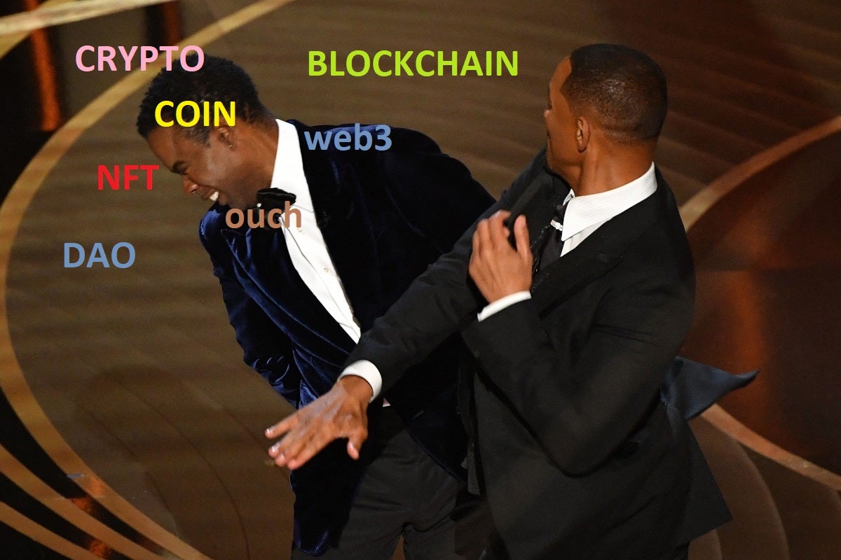 Will Smith's Academy Awards confrontation with comedian Chris Rock has already hit the dubious world of blockchain, with a coin and even NFT drop.