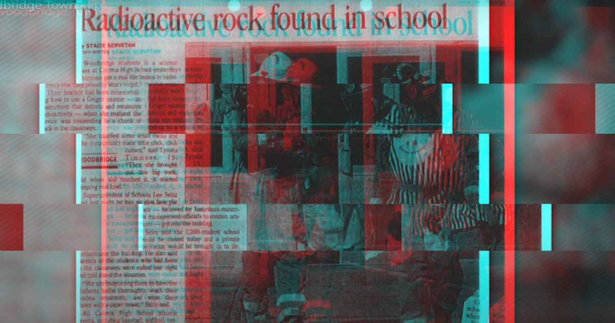 More than 100 people from the same New Jersey high school have developed rare brain tumors, possibly because of radioactive material left behind.