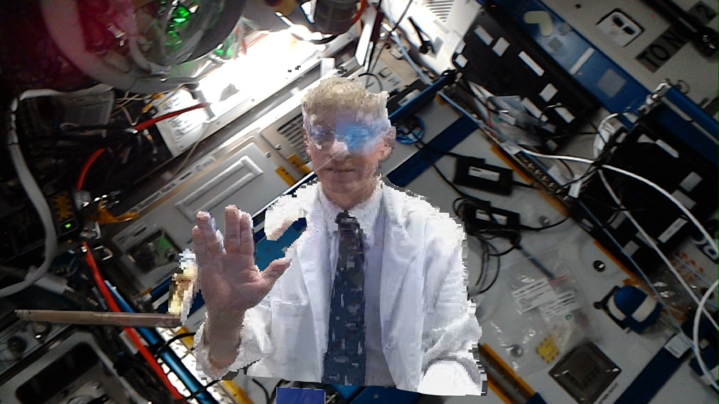 Things are getting more and more like "Star Trek" every day as NASA transports doctor holograms into space.