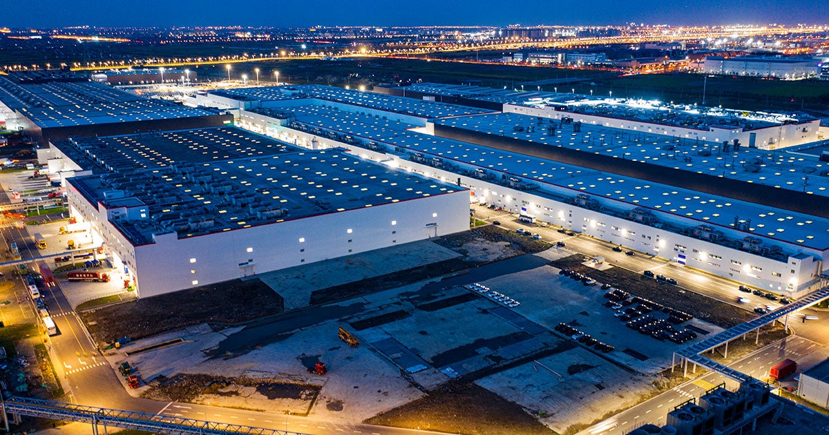 Workers at Tesla's factory in Shanghai are reportedly forced to work in a "closed-loop" system, sleeping on the factory floor.