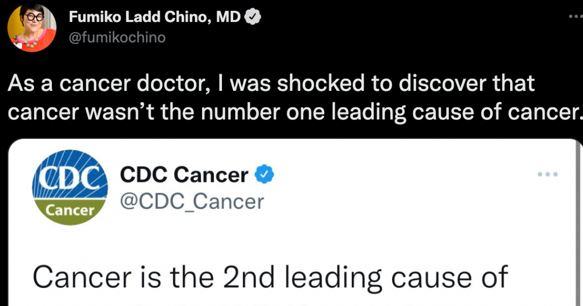 The US Center for Disease Control (CDC) is getting clowned on Twitter for sending out a bizarre tweet about cancer they haven't deleted yet.