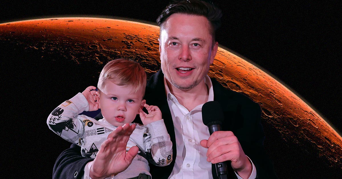 Elon Musk is warning yet again of the dangers of having fewer children, something that could lead to the collapse of the human race.
