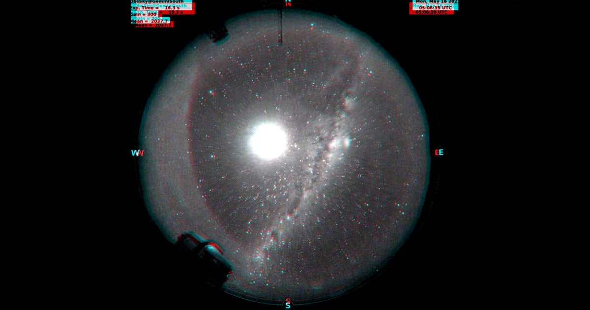 For a brief and shining moment, this week's lunar eclipse allowed for the Milky Way to be incredibly visible here on Earth.