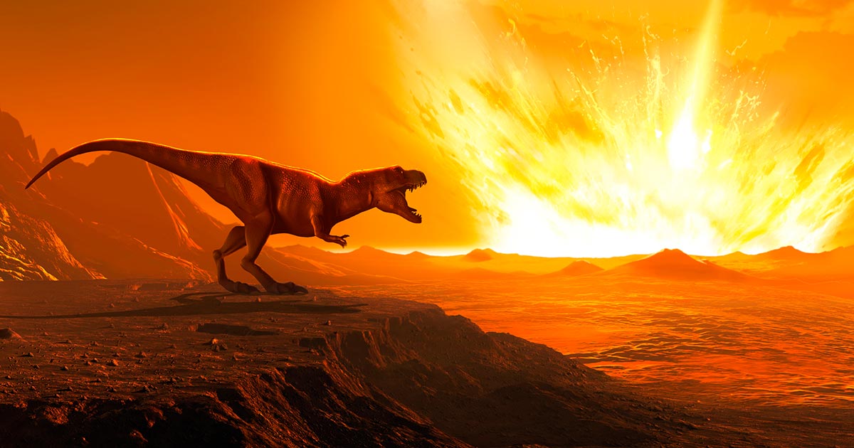 A report says scientists discovered tiny rock fragments believed to be from the day an asteroid struck Earth 66 mllion years ago and killed the dinosaurs.