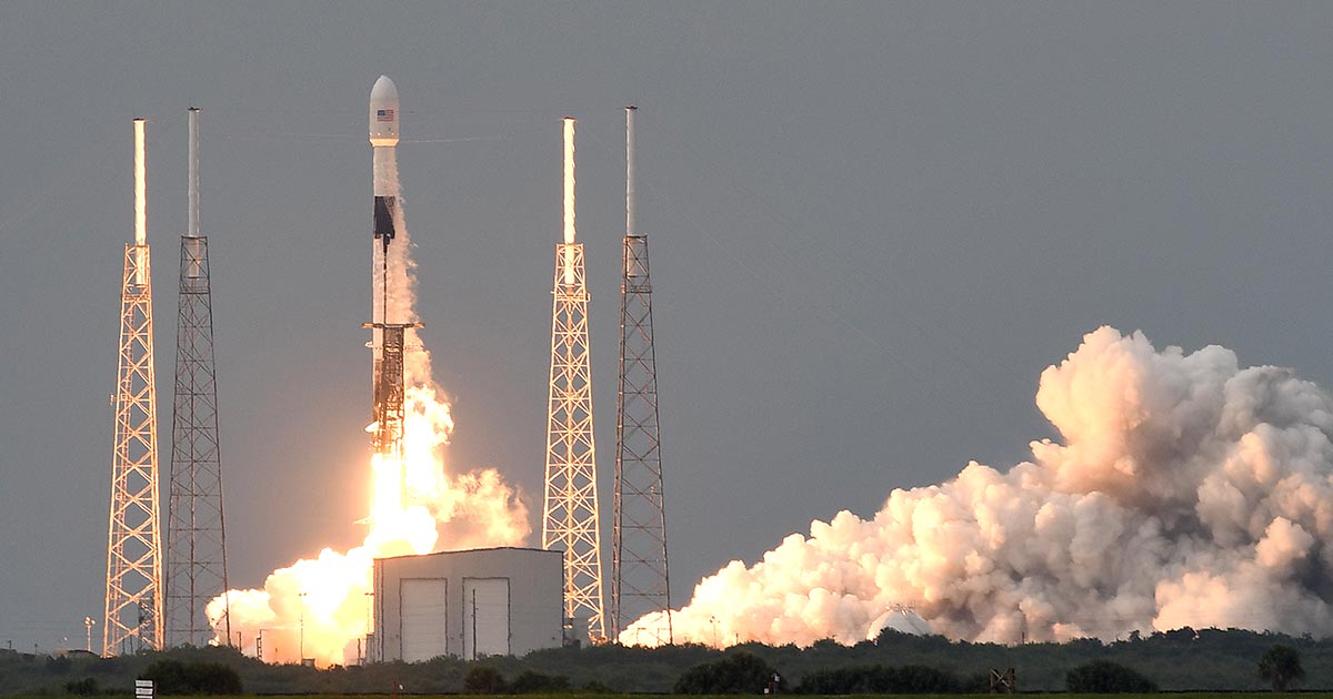 A space company is getting ready to shoot the cremated remains of 47 people into orbit this week, the ultimate way to say goodbye to a loved one.