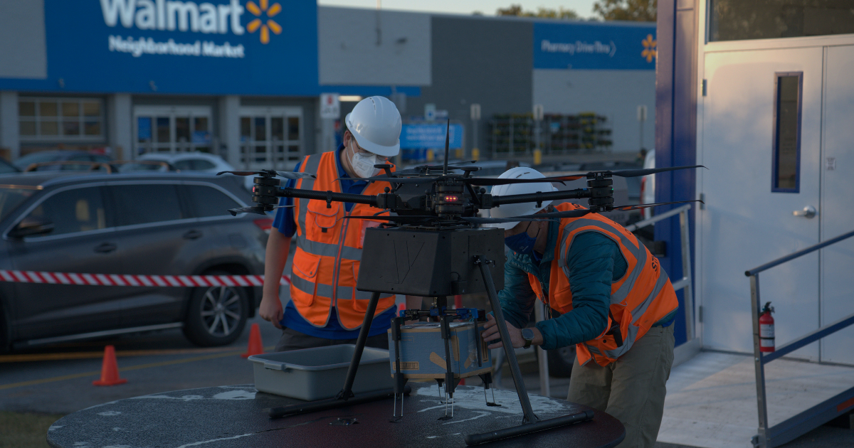 Walmart announced an expansion to its drone delivery program that will offer $3.99 deliver fees on shipments of 10 pounds or less.
