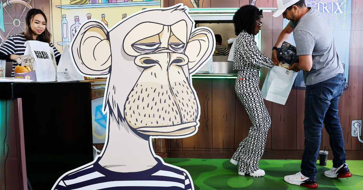 Bored Ape's Bored and Hungry restaurant in Los Angeles has gone back to accepting good old fashioned US dollars as its sole currency for ape-themed food.