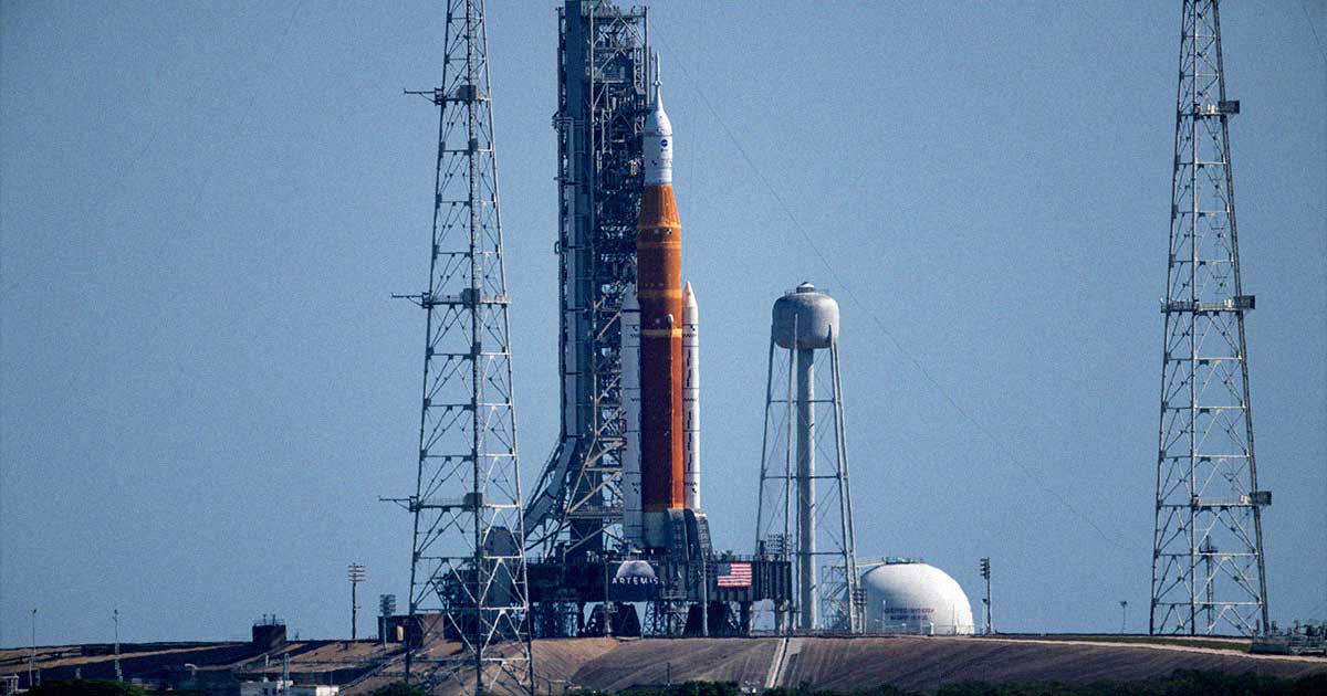 During a crucial Artemis 1 take-off test, the NASA's seemingly doomed Space Launch System sprung a leak in a hydrogen fuel valve.