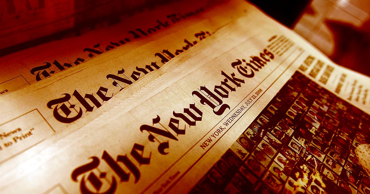 A typo in the New York Times was tweeted out by Twitter bots called New New York Times and NYTfirstsaid Context. The typro was "crytpo" instead of "crypto."