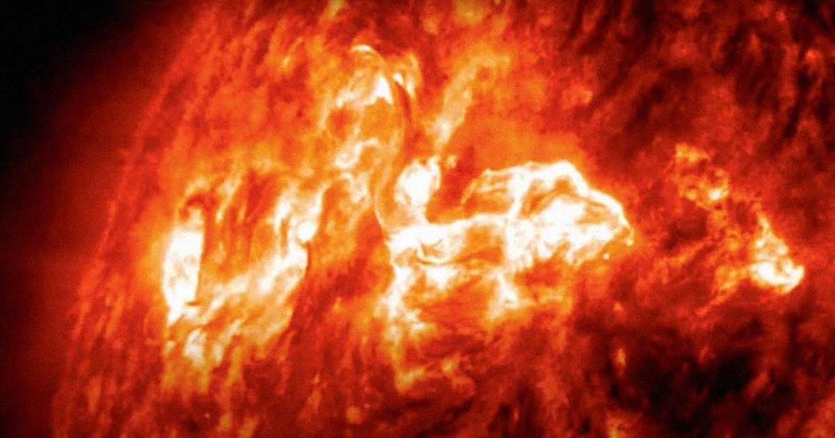 Space weather experts are monitoring a growing sunspot that's pointing straight towards Earth, USA Today reports — but there's "no need to panic."