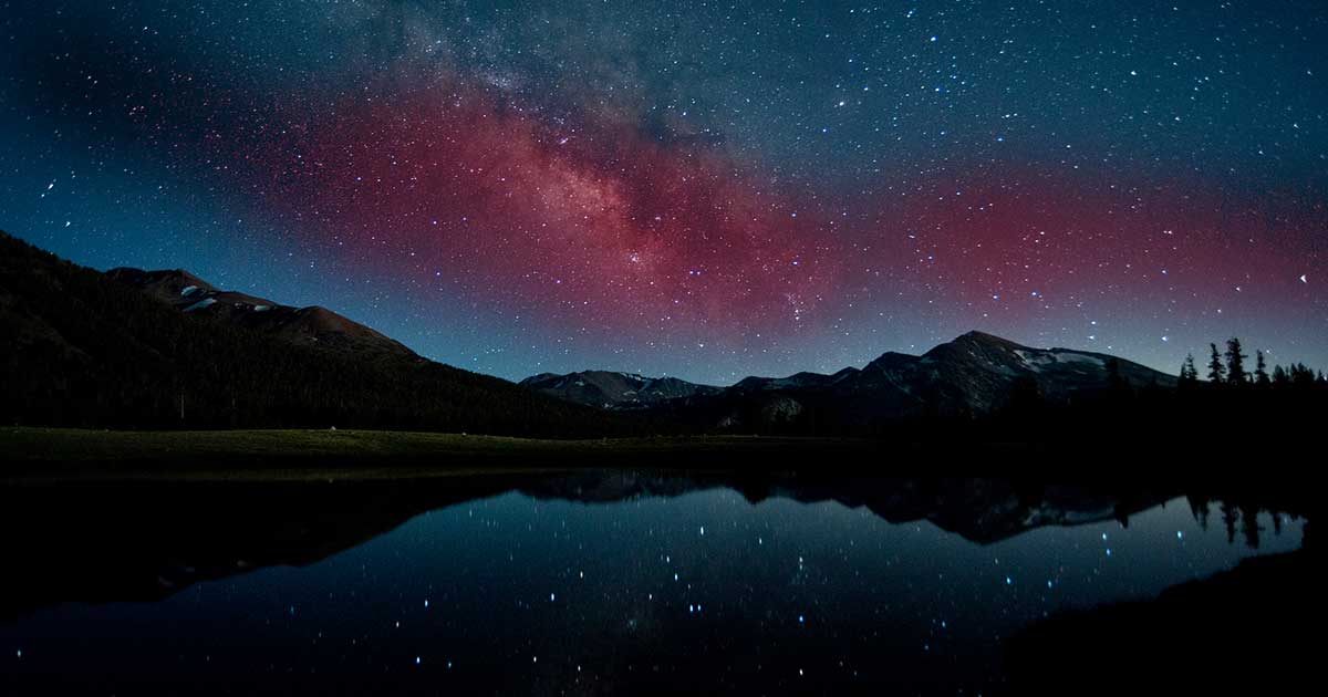 SpaceX's latest launch of its Falcon 9 rocket tinted the night sky a terrifying shade of red, The Washington Post reports, visible in long-exposure images taken by astrophotographers.