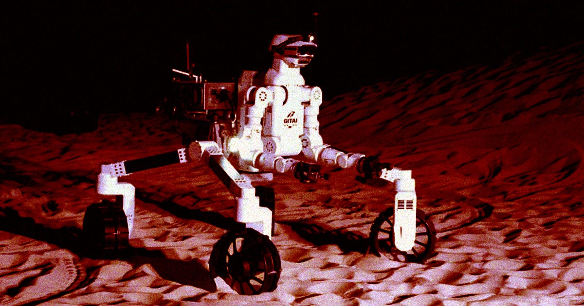 If you've ever eyed at a Moon rover and thought, "that thing should look like a four-legged humanoid spider crab," you're in luck.