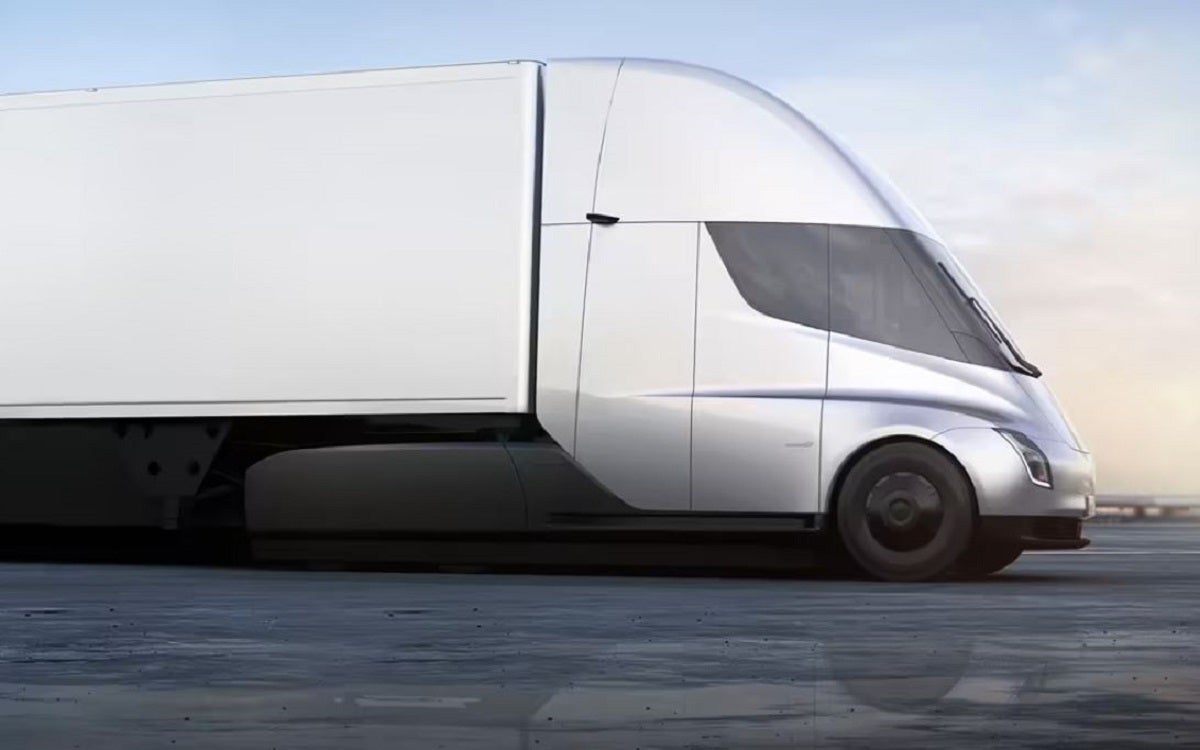 A Tesla Semi was seen on California's Highway 580 West, as shown in a video captured by a member of community group Tesla Owners Silicon Valley (TOSV).