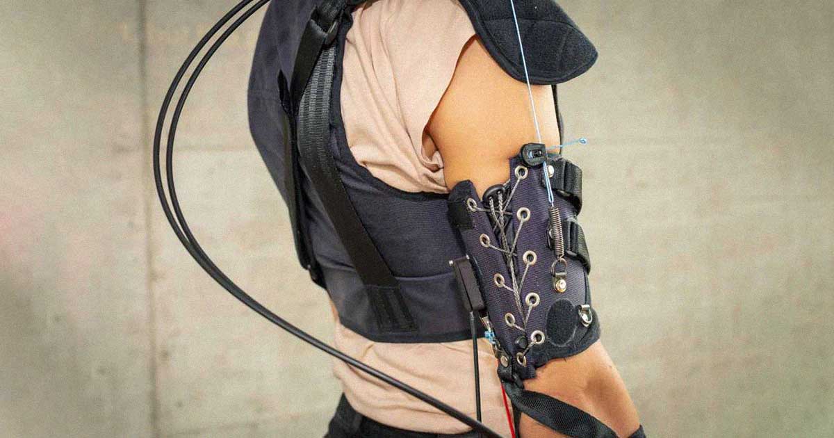 A team of researchers at ETH Zurich in Switzerland have created a "wearable muscles" exosuit that's designed to give its wearer serious strength boost.