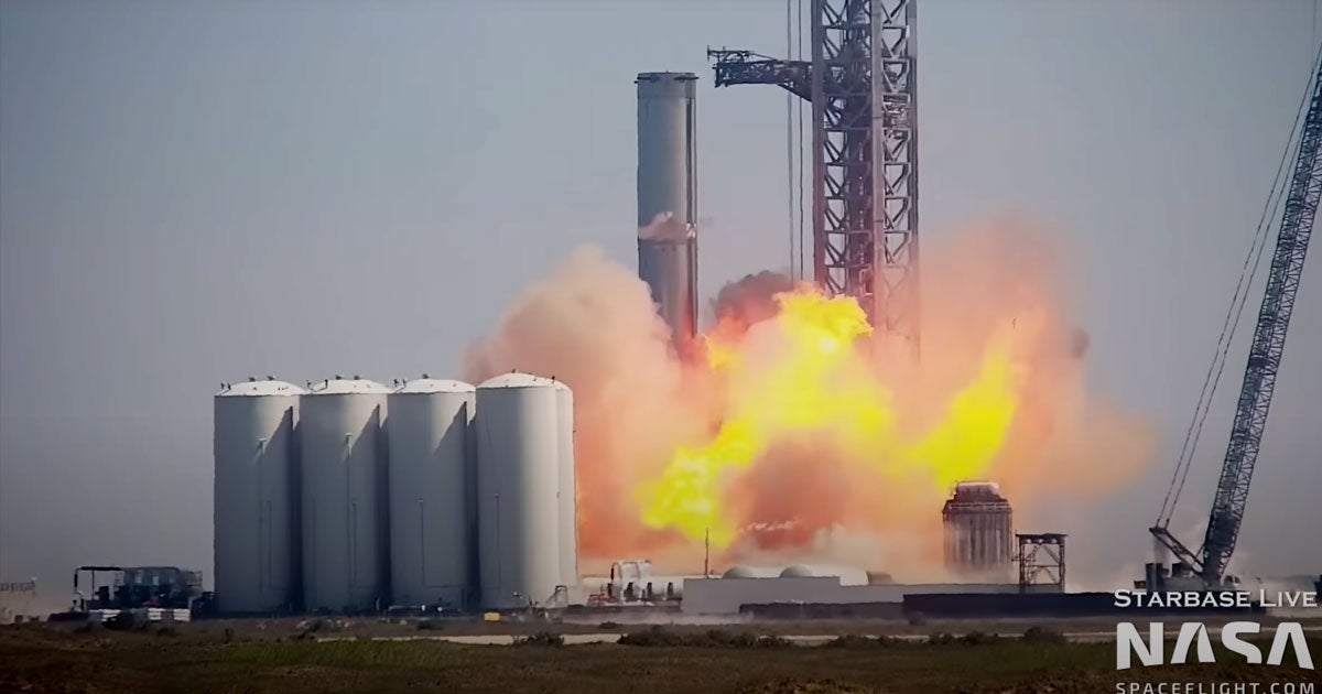 Not everything went according to plan during SpaceX's Booster 7 tests on Monday.