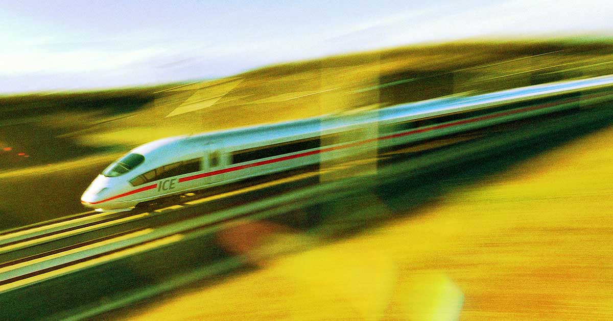 The proposed high speed railway would spiderweb between every major city in the EU, hopefully providing a sustainable, efficient alternative to air travel.