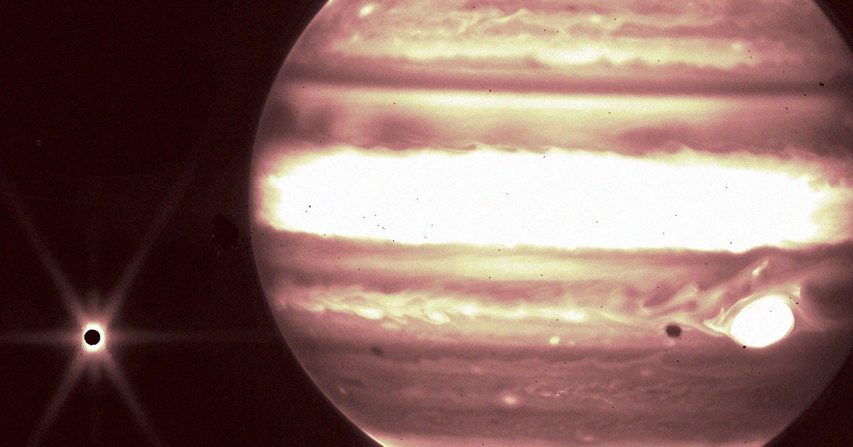 NASA has released stunning new images of Jupiter and its moon Europa, taken by its groundbreaking new James Webb Space Telescope.