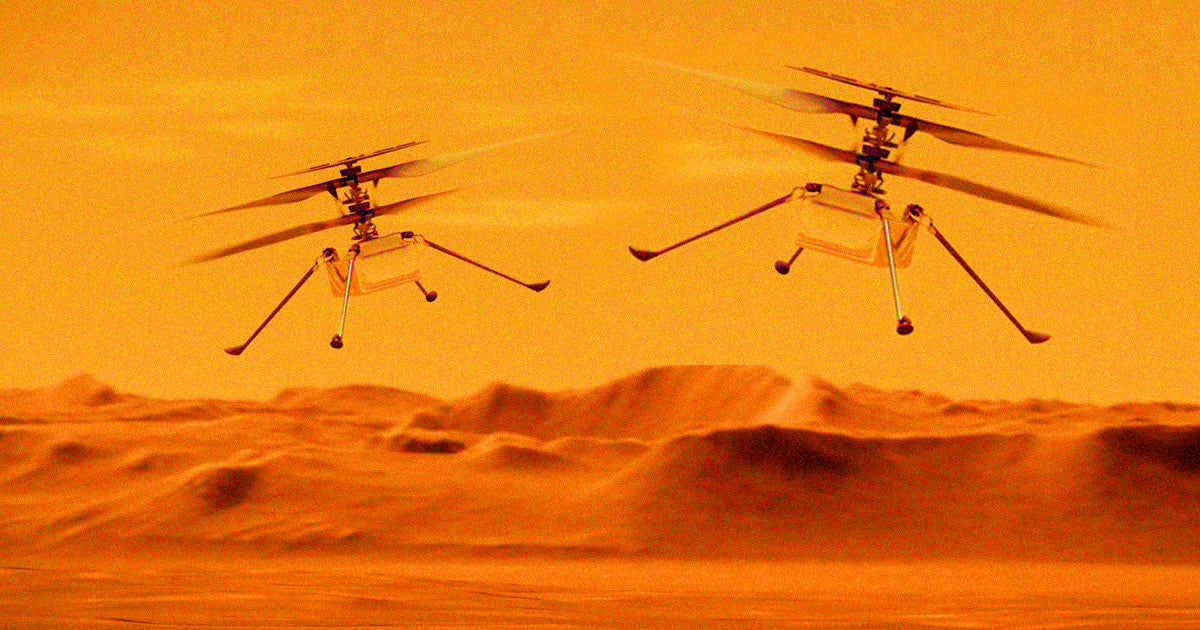 On Wednesday, NASA announced that it plans to send two more Ingenuity-class helicopters to Mars to assist in its mission to bring Martian samples to Earth.