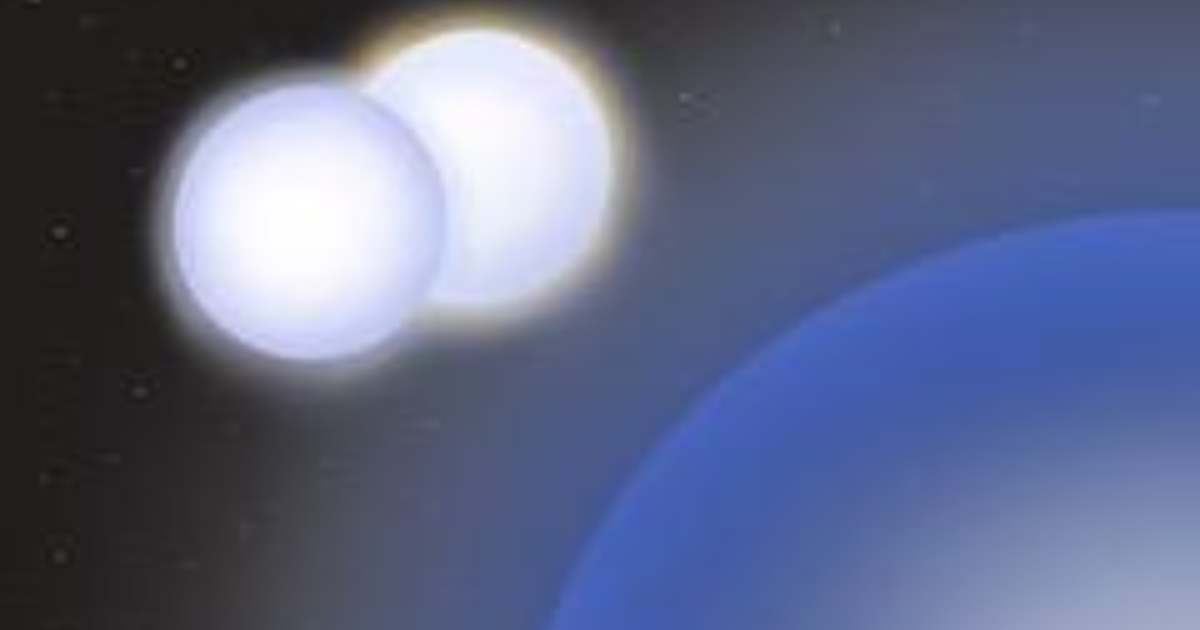International scientists disocvered a tertiary, or triple, star system with a third star orbiting a binary of two stars. The stars are massive in size.