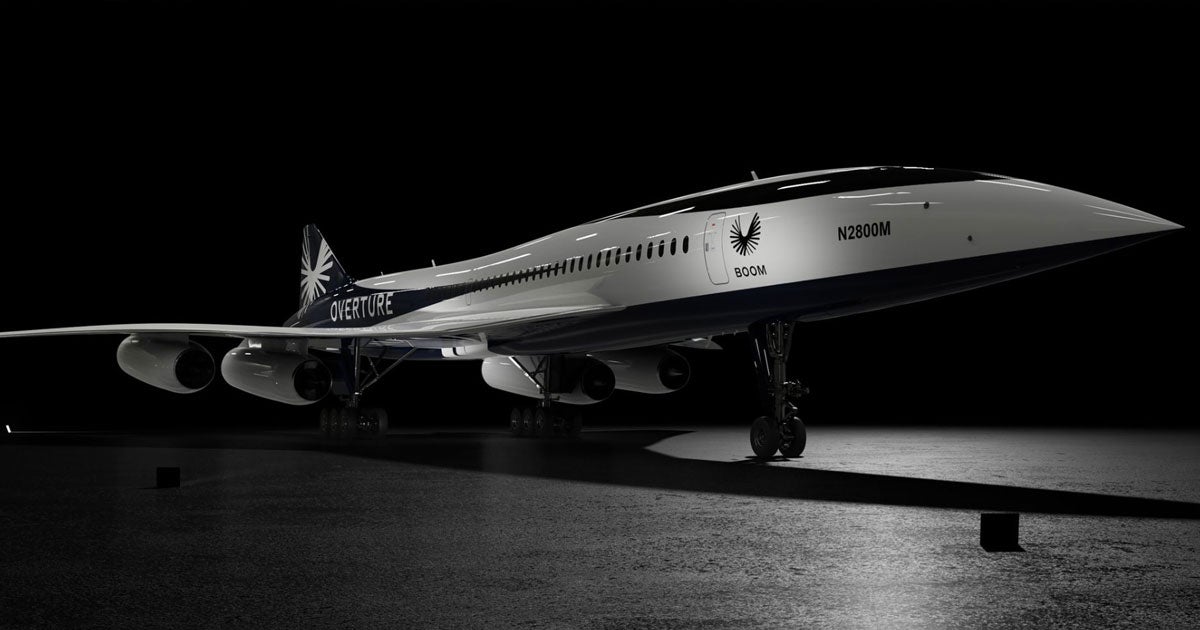 Airline company Boom Supersonic has shown off brand new renders of its Overture aircraft, which it claims will become the "world's fastest airliner."