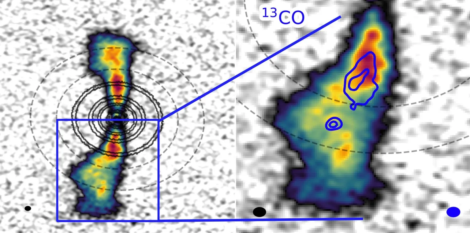 Astronomers may have discovered the youngest planet in our galaxy — a planet so young that it's still shrouded in its dusty, gaseous building blocks.