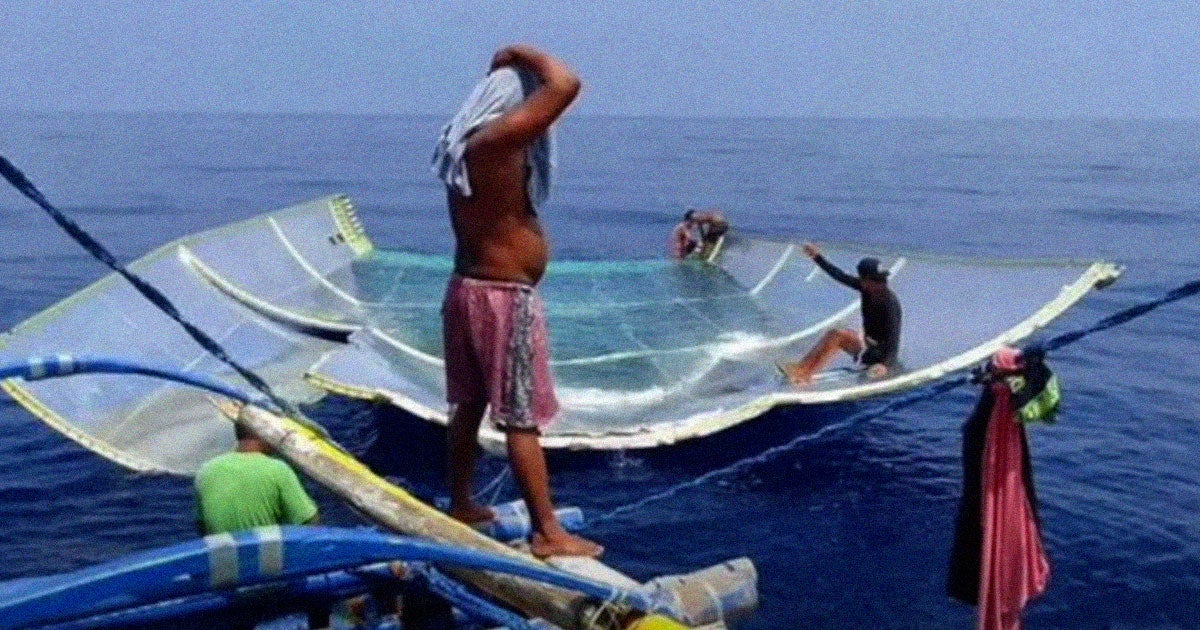 Pieces of a recently-launched Chinese Long March 5B rocket were reportedly discovered by Filipino fishermen in the island nation's Mindoro Strait.