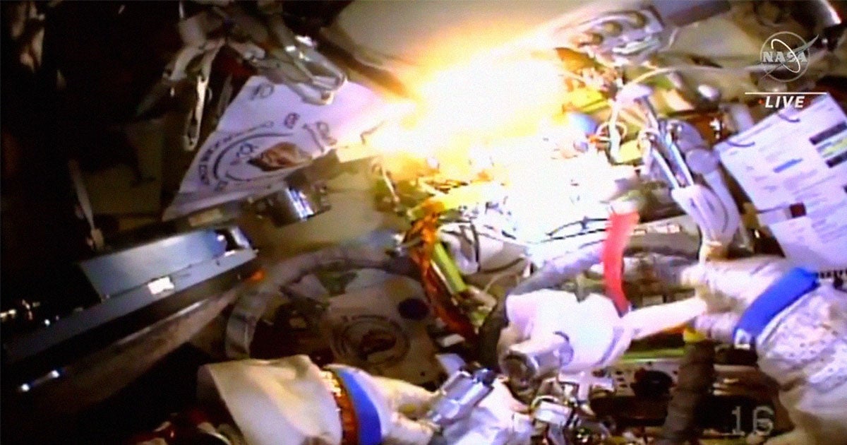 During a spacewalk outside of the ISS, cosmonaut Oleg Artemyev was instructed by mission control to "drop everything and start going back right away."