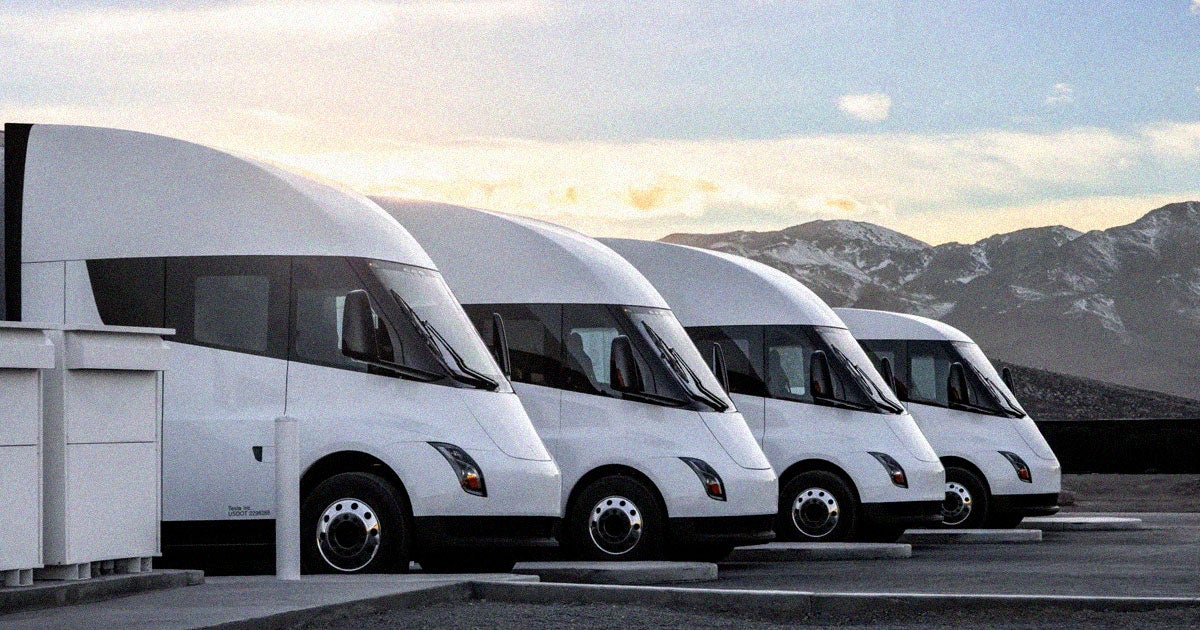 Apparently, this will be the year that Tesla finally starts shipping out its Semi trucks — but we're not holding our breath.