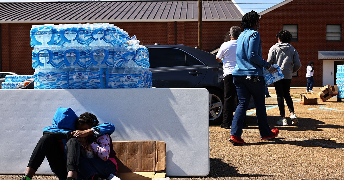 Nearly 180,000 people in Jackson, Mississippi don't have clean drinking water. President Biden approved the state's emergency declaration for Jackson.
