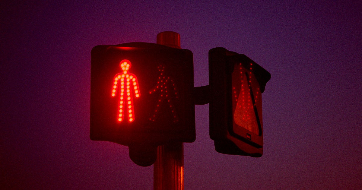 Hong Kong is putting street lights on the ground at crosswalks to warn pedestrians distracted by looking down at their phones of the danger.
