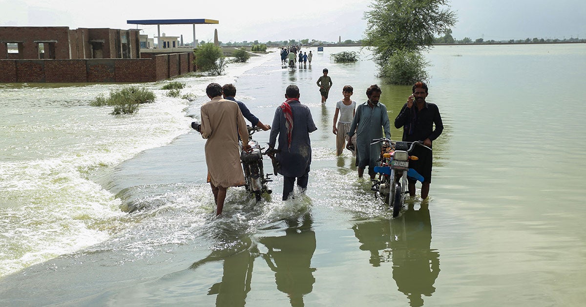More than 900 people are dead and 50,000 more are homeless in Pakistan following record-breaking amounts of rain. Flooding has also impacted crops.