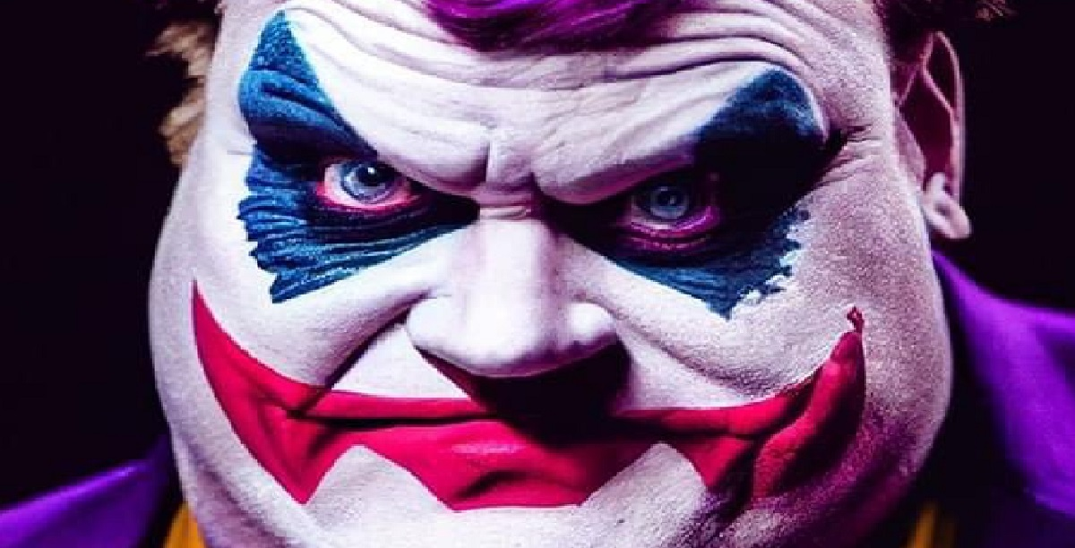 Here's what Chris Farley might have looked like as the Joker, thanks to the magic of text-to-image artificial intelligence Midjourney.