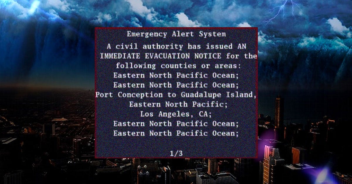 Police in LA issued an emergency evacuation order for the whole city amid Wednesday wildfires — and it really freaked out those who saw it.