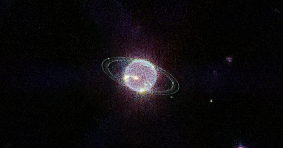 The James Webb Space Telescope (JWST) just captured Neptunes's rings in all of their splendor, and they're absolutely beautiful.