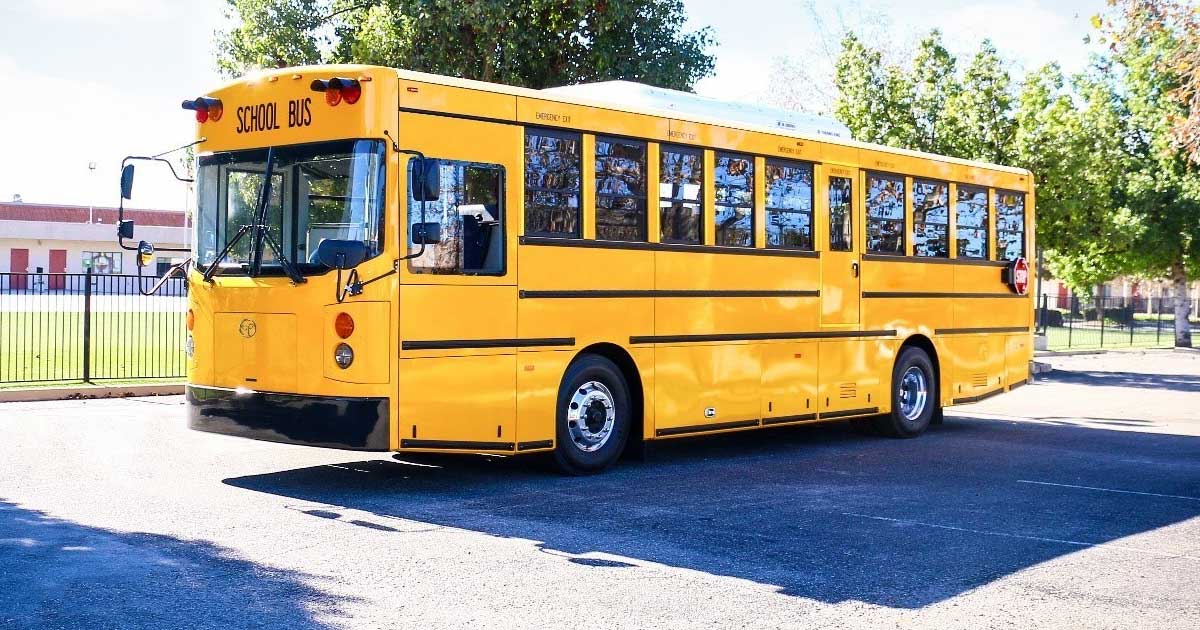 Students from four schools in West Virginia got to ride on an electric school bus for the first time yesterday. Mercer County may order more electric buses.