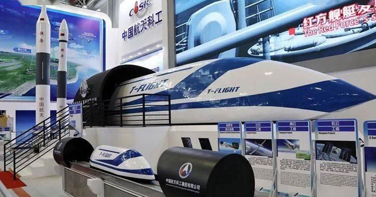China claims to have become the first to successfully carry out tests on a Hyperloop-style, magnetically levitated train inside a vacuum tube.