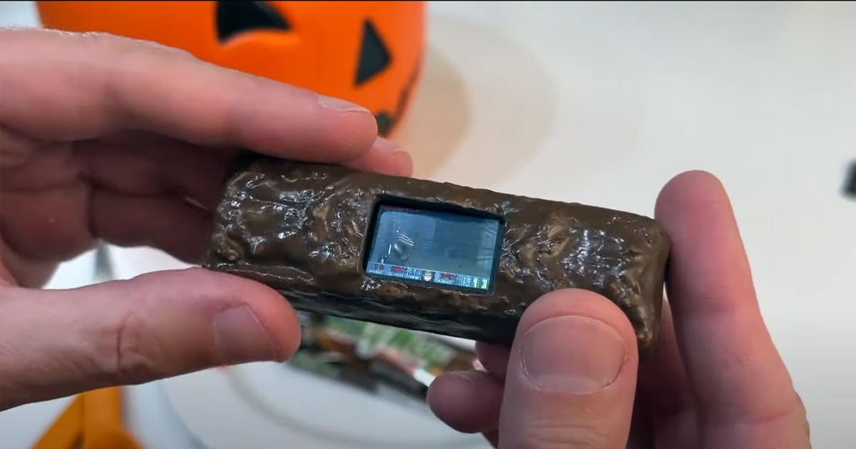Hackers at open-source hardware company Adafruit have created the ultimate candy bar — that can literally run the videogame "Doom."