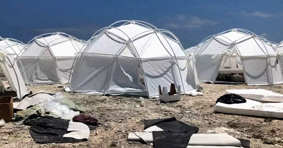 The Fyre Fest island has reached its only natural next form: a luxury real estate colony for the crypto elite, where homes will be bought and sold via NFTs.