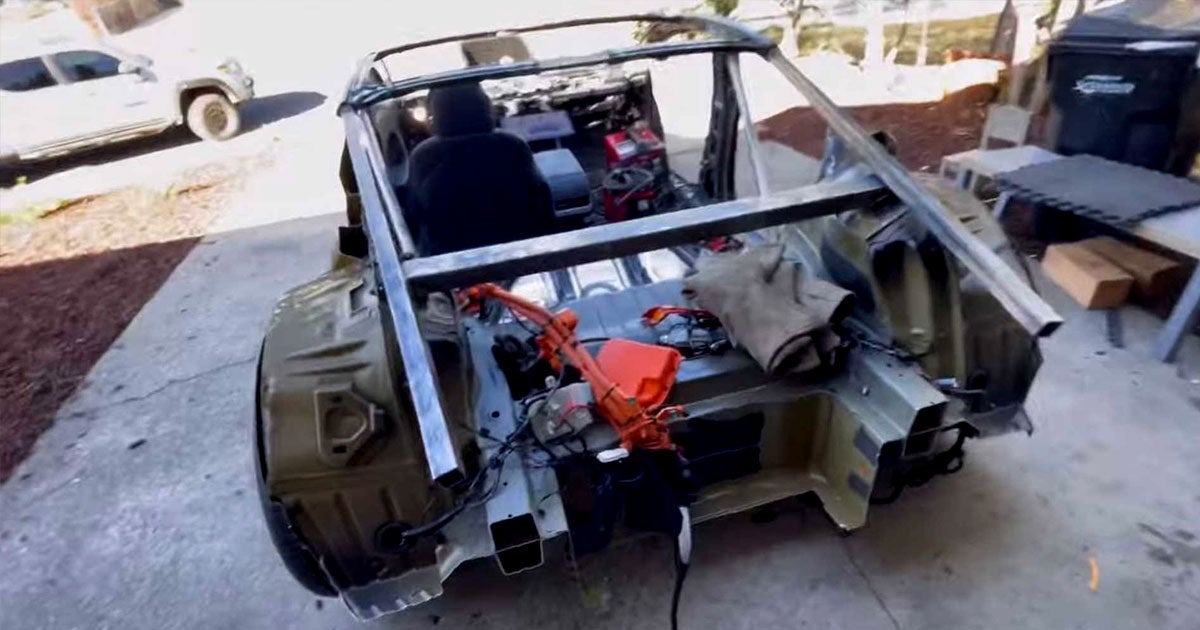 While Tesla fans across the world await the Tesla Roadster and the Cybertruck, this guy is turning a 2018 Model 3 into both of them.