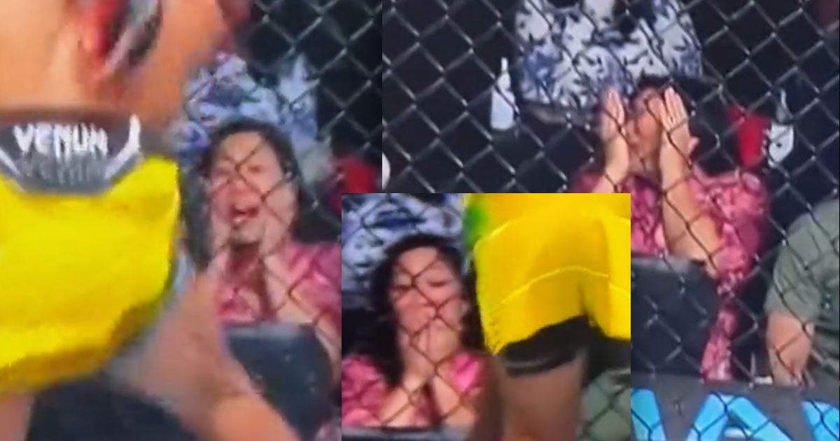 Mark Zuckerberg looked like he had fun at a UFC fight over the weekend. But you know who looked like they really, really didn't? His wife, Priscilla Chan.
