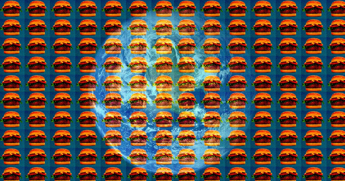 According to a new report, those who live in the developed world can still eat your delicious burgers and not destroy the Earth — just not too many.
