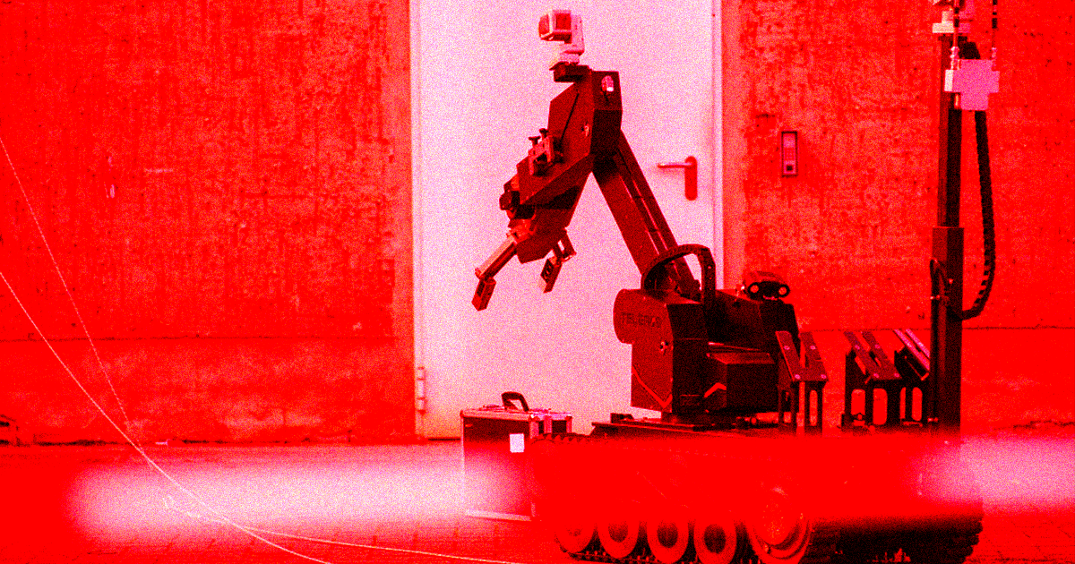 Police in Oakland are hoping to arm robots with lethal shotguns, called the PAN disrupter. Why? Because that's just what we do now, apparently.