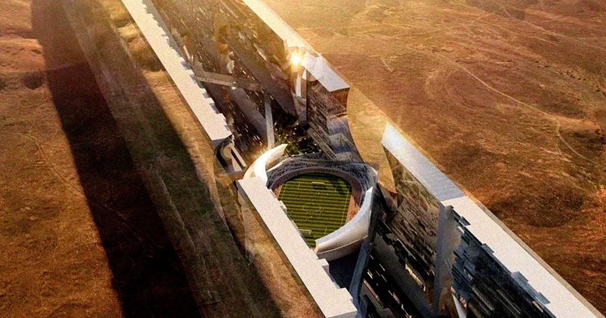 Saudi Arabia has broken ground on its gigantic and controversial 100-mile skyscraper city called The Line, which is meant to house up to 9 million people.